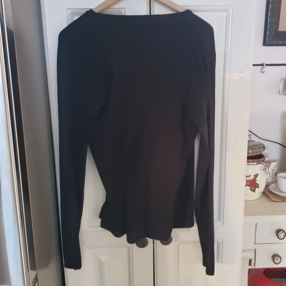 212 Collection Faux Wrap Nylon Blend Sweater - Picture 4 of 7
